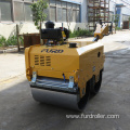 Small walking behind double drum compactor machine road roller sale FYLJ-S600C